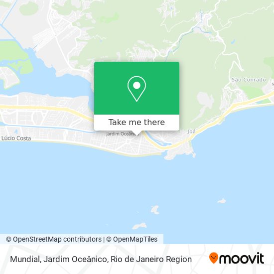 Mapa Mundial, Jardim Oceânico