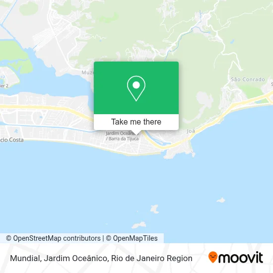 Mundial, Jardim Oceânico map