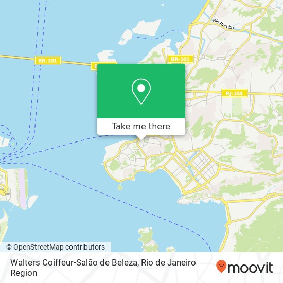 Mapa Walters Coiffeur-Salão de Beleza