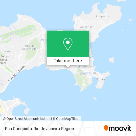 Mapa Rua Conquista