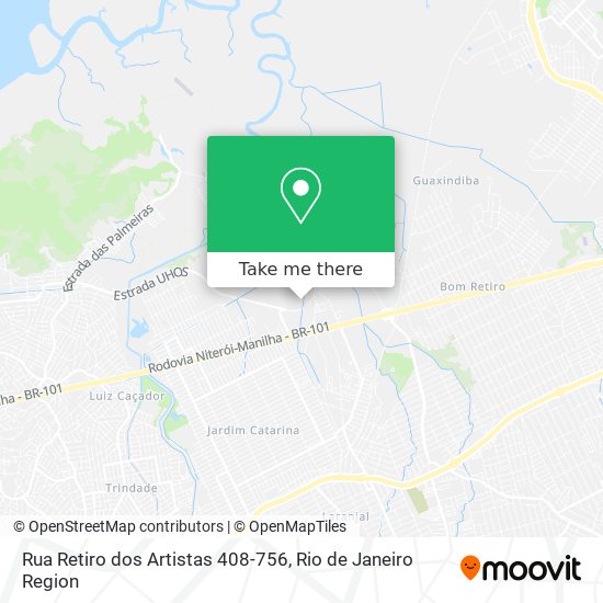 Rua Retiro dos Artistas 408-756 map