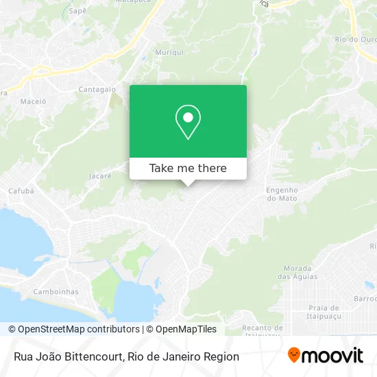 Rua João Bittencourt map
