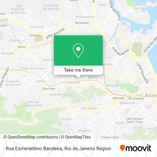 Rua Esmeraldino Bandeira map