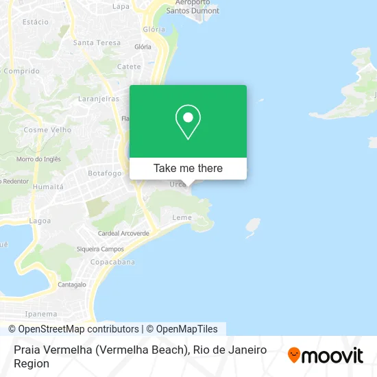 Praia Vermelha (Vermelha Beach) map