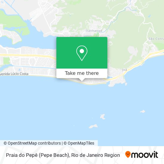 Praia do Pepê (Pepe Beach) map