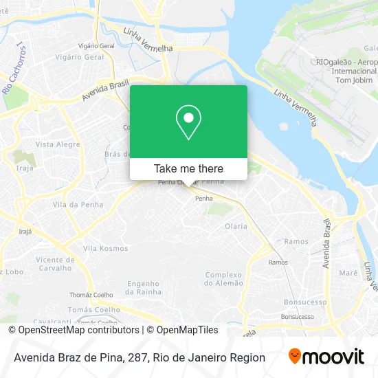 Avenida Braz de Pina, 287 map