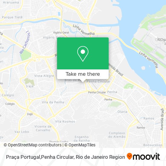 Praça Portugal,Penha Circular map