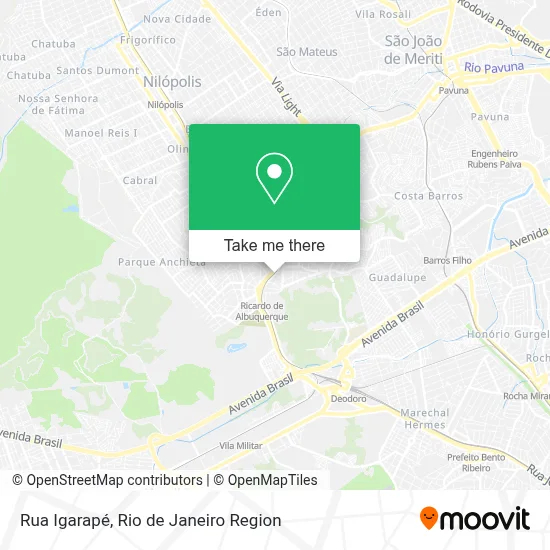 Rua Igarapé map