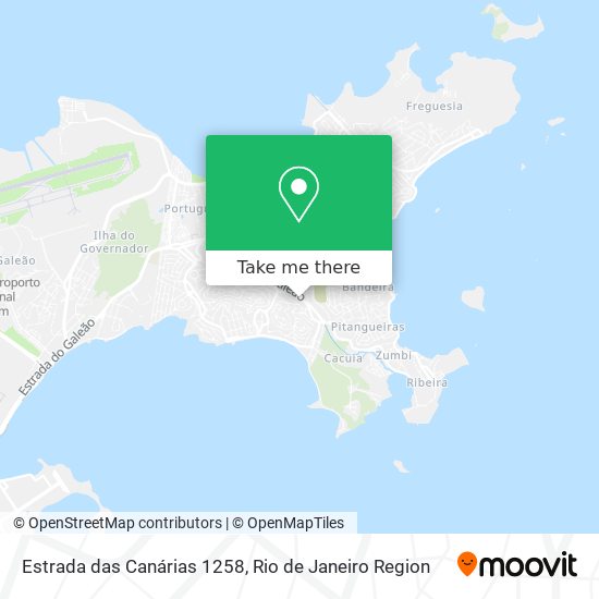 Estrada das Canárias 1258 map