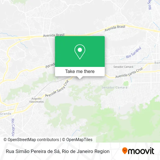 Rua Simão Pereira de Sá map