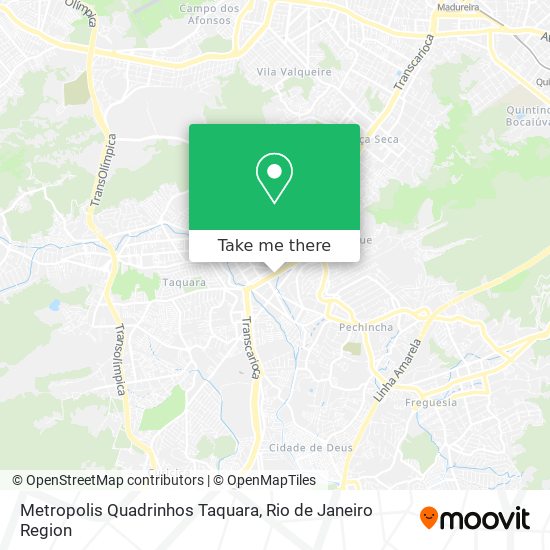 Mapa Metropolis Quadrinhos Taquara