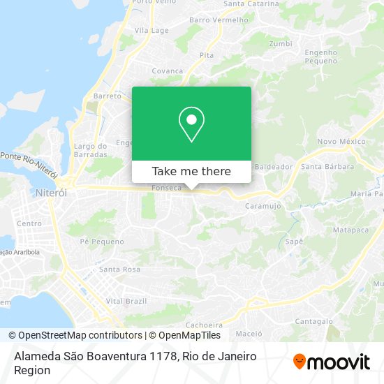 Alameda São Boaventura 1178 map