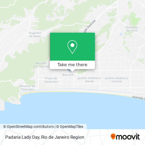 Padaria Lady Day map