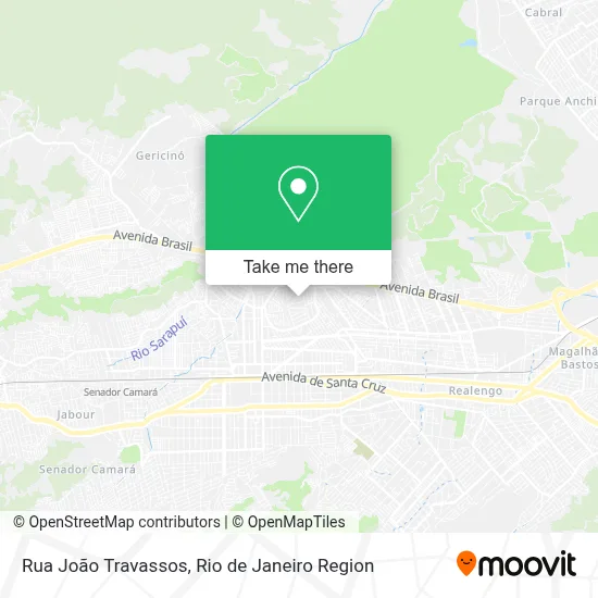 Rua João Travassos map