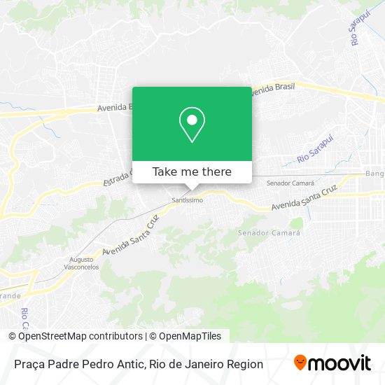 Praça Padre Pedro Antic map
