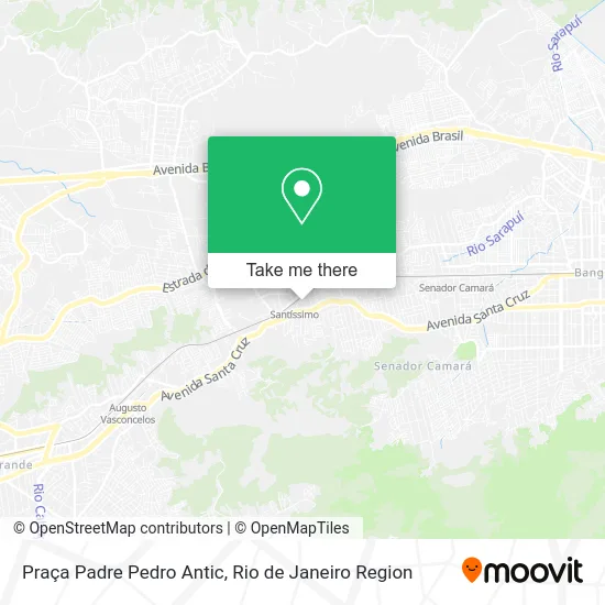 Praça Padre Pedro Antic map