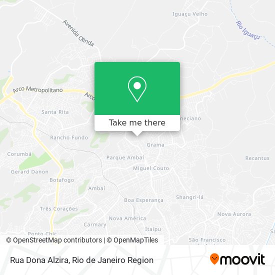 Rua Dona Alzira map