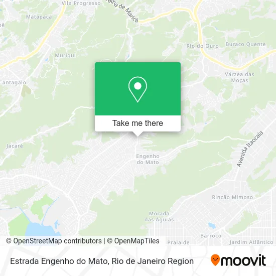 Estrada Engenho do Mato map