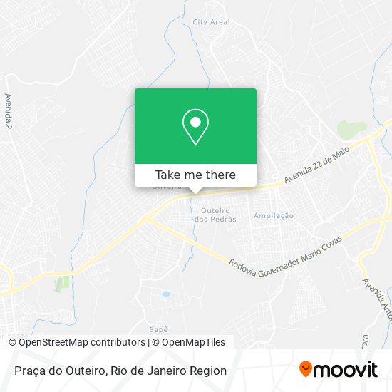 Mapa Praça do Outeiro