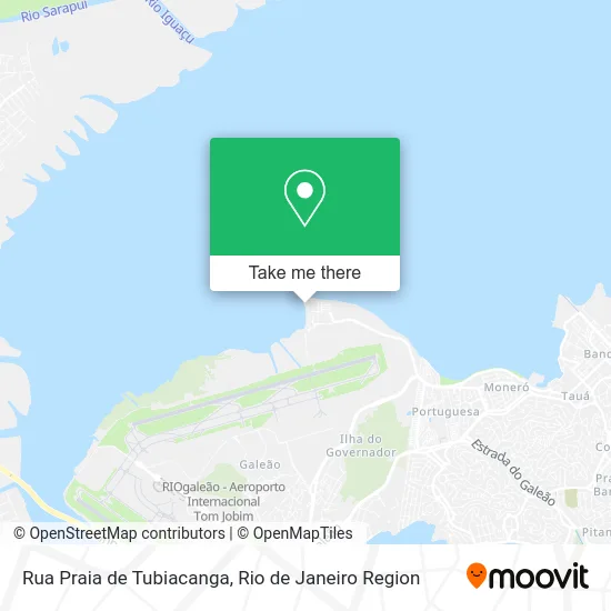 Rua Praia de Tubiacanga map