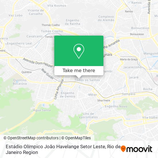 Estádio Olímpico João Havelange Setor Leste map