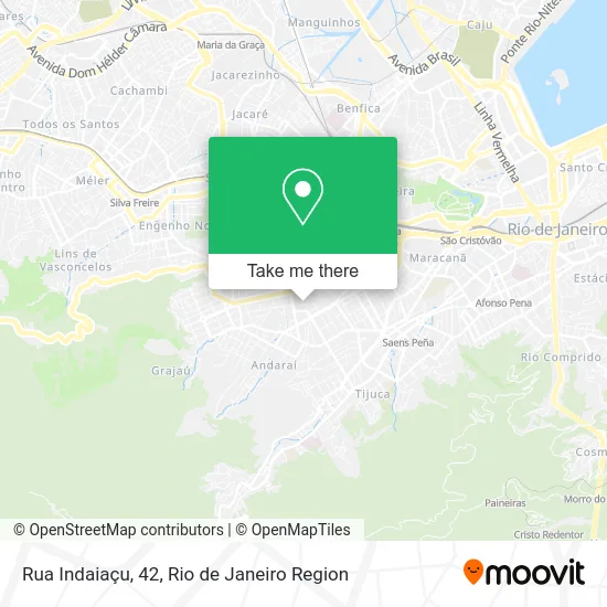 Rua Indaiaçu, 42 map