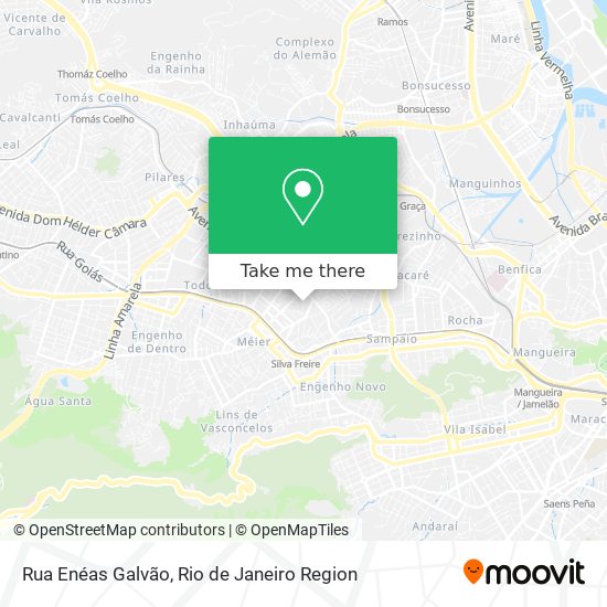 Mapa Rua Enéas Galvão