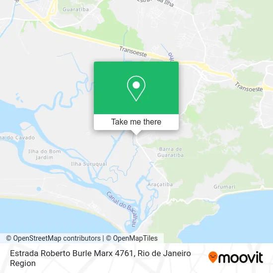 Estrada Roberto Burle Marx 4761 map