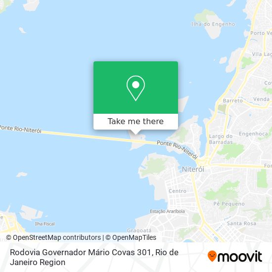 Mapa Rodovia Governador Mário Covas 301