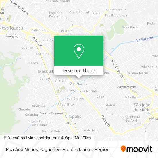 Rua Ana Nunes Fagundes map
