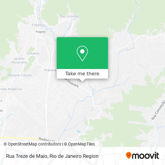 Rua Treze de Maio map