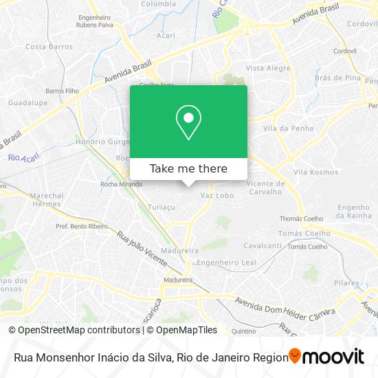 Rua Monsenhor Inácio da Silva map