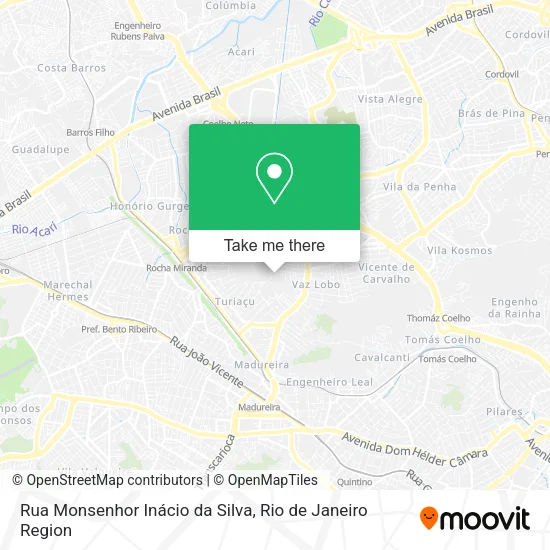 Rua Monsenhor Inácio da Silva map