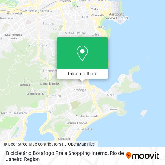 Bicicletário Botafogo Praia Shopping-Interno map