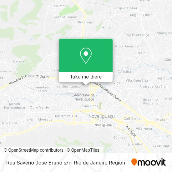 Rua Savério José Bruno s/n map
