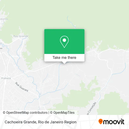 Cachoeira Grande map