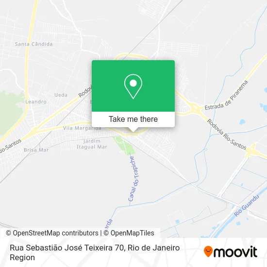 Rua Sebastião José Teixeira 70 map