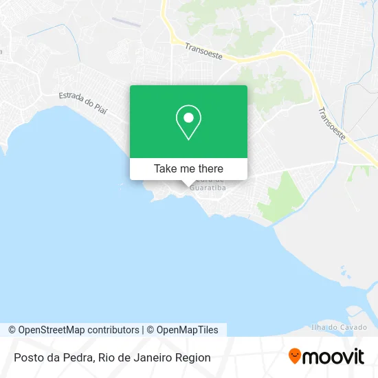 Posto da Pedra map