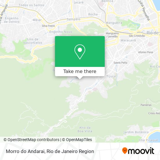 Morro do Andarai map