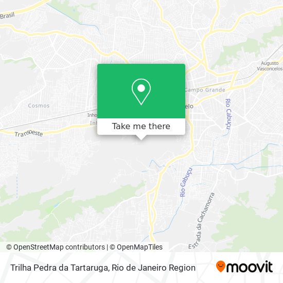 Mapa Trilha Pedra da Tartaruga