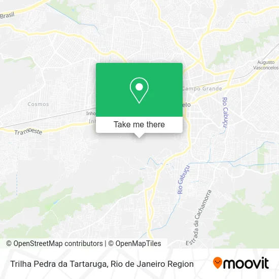 Trilha Pedra da Tartaruga map