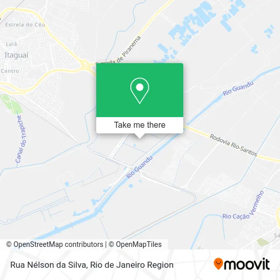 Rua Nélson da Silva map