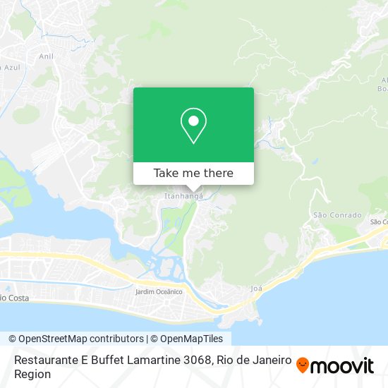 Mapa Restaurante E Buffet Lamartine 3068