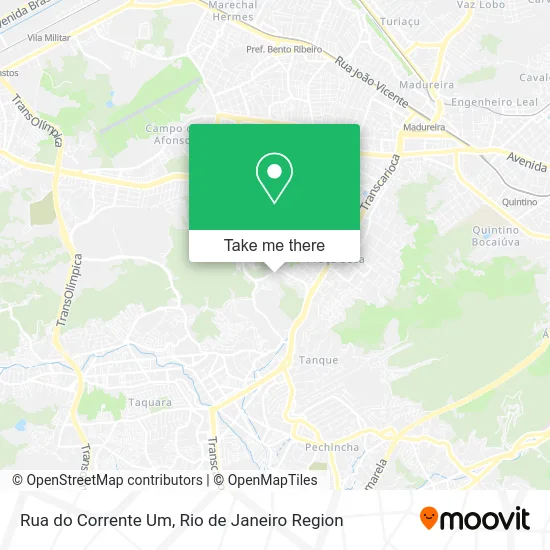 Rua do Corrente Um map