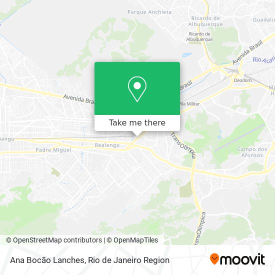 Ana Bocão Lanches map