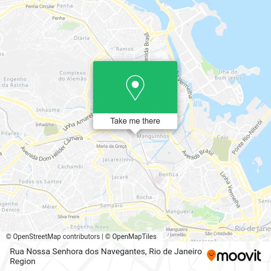 Rua Nossa Senhora dos Navegantes map