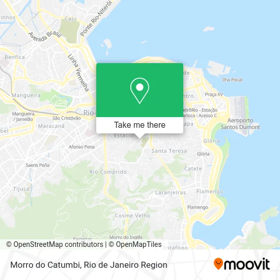 Morro do Catumbi map