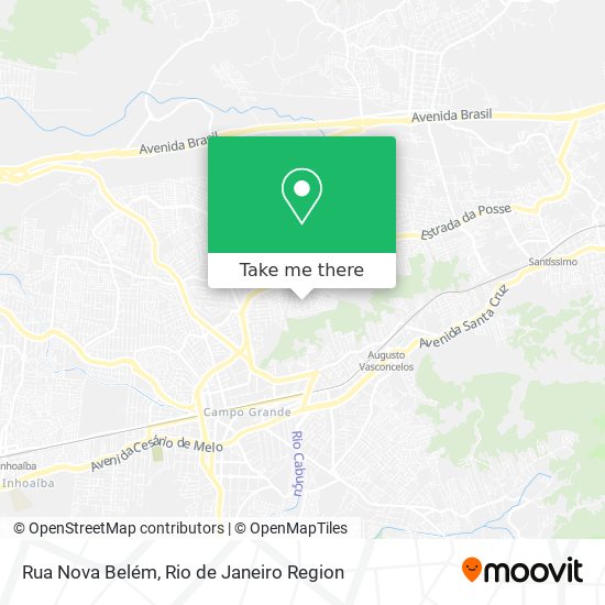 Rua Nova Belém map