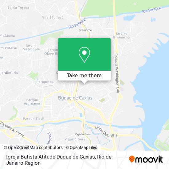 Igreja Batista Atitude Duque de Caxias map