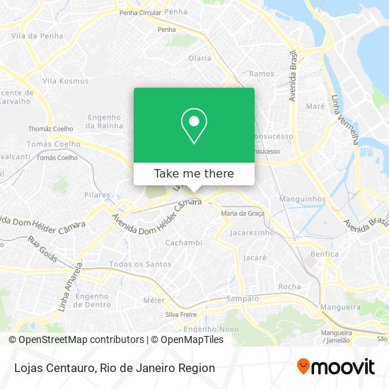 Lojas Centauro map